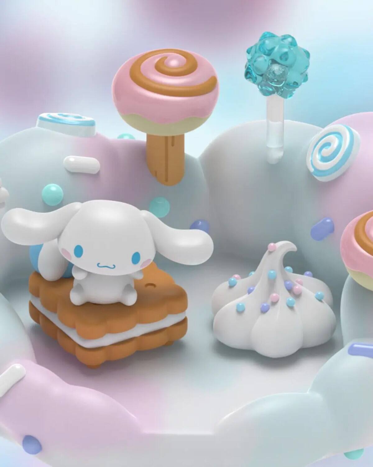 Alt View 3. PopMarket - Mighty Jaxx - Sanrio - Kandyland - Cinnamoroll   - Collectibles - Multicolor.