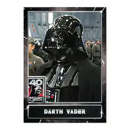 Star Wars ROTJ 40th Anniversary 2023 Topps Card #3 | Darth Vader - Black