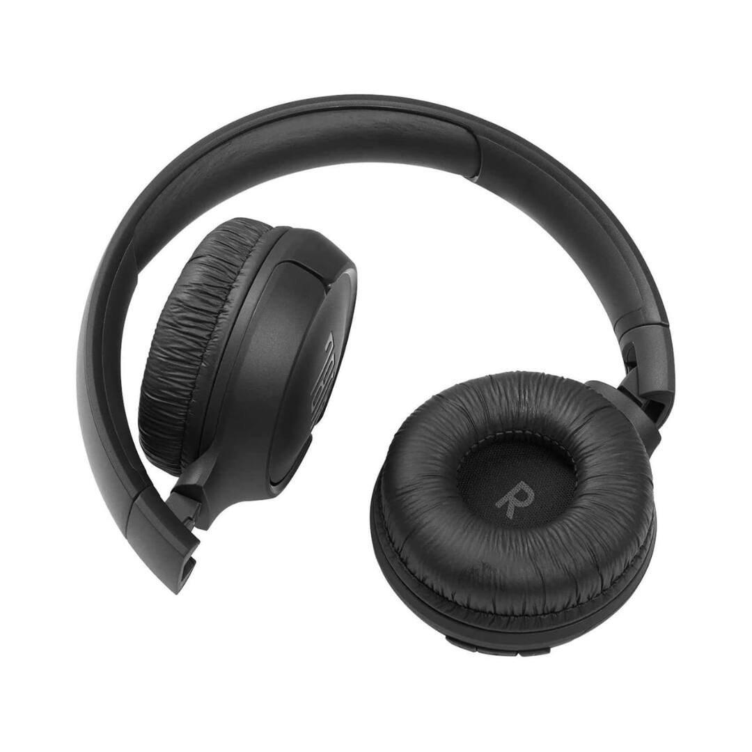 Alt View 1. JBL - JBL Tune 570BT Wireless On-Ear Bluetooth Headphones with Pure Bass Sound, Black + Cleaning Cloth.