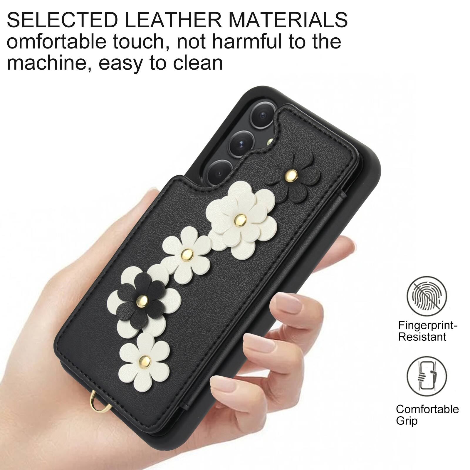 SELECTED LEATHER MATERIALS  
Comfortable touch, not harmful to the machine, easy to clean  
Fingerprint-Resistant  
Comfortable Grip