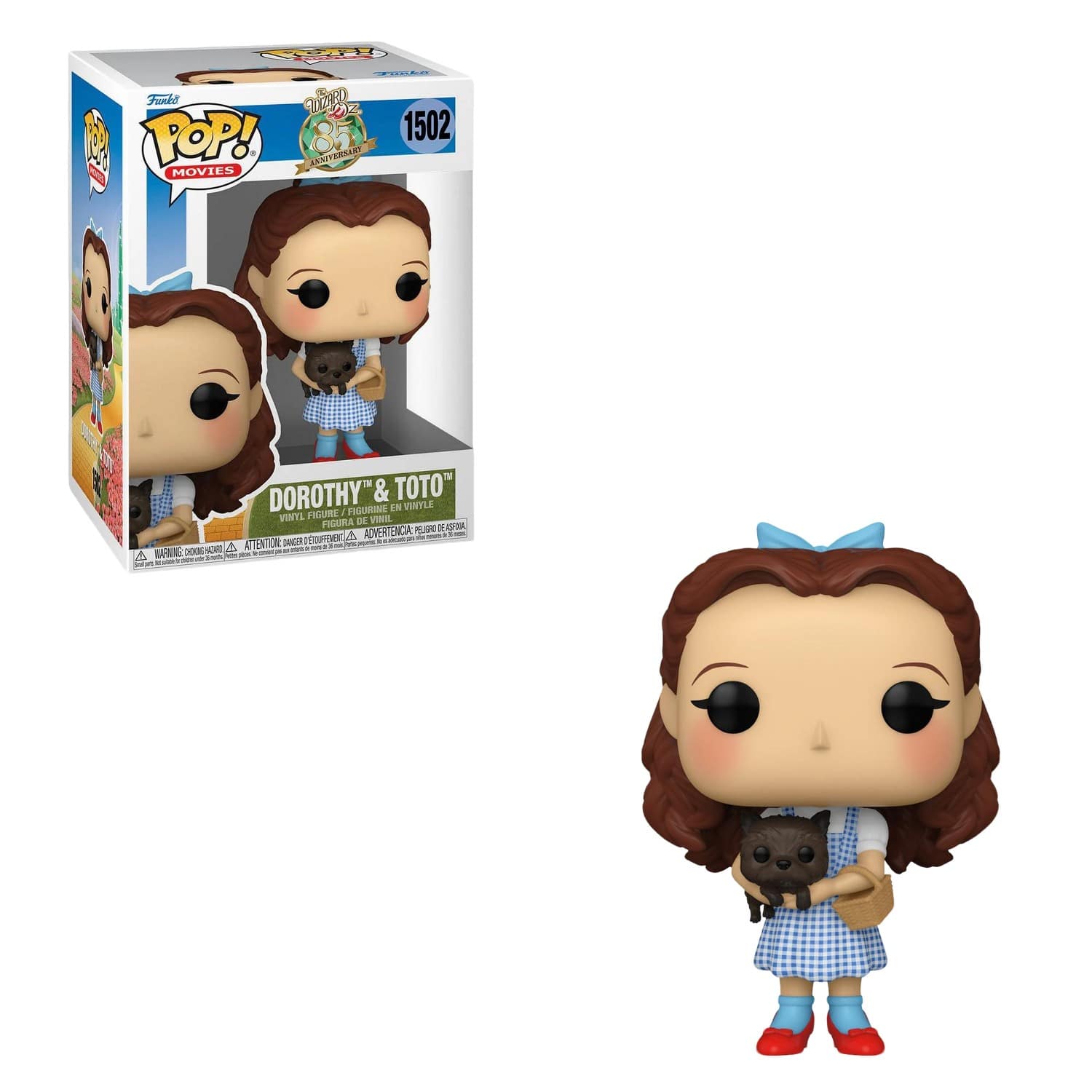 Funko Pop! The Wizard of Oz th Anniversary - Dorothy and Toto - Multicolor