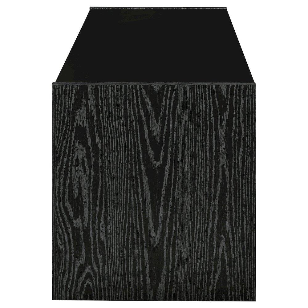 Alt View 5. Coaster Co. of America - Alton 3-drawer Engineered Wood 62" TV Stand Black Oak - Black.