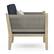 Alt View 12. Simpli Home - Cayman Outdoor Conversation Chair - Slate Grey.