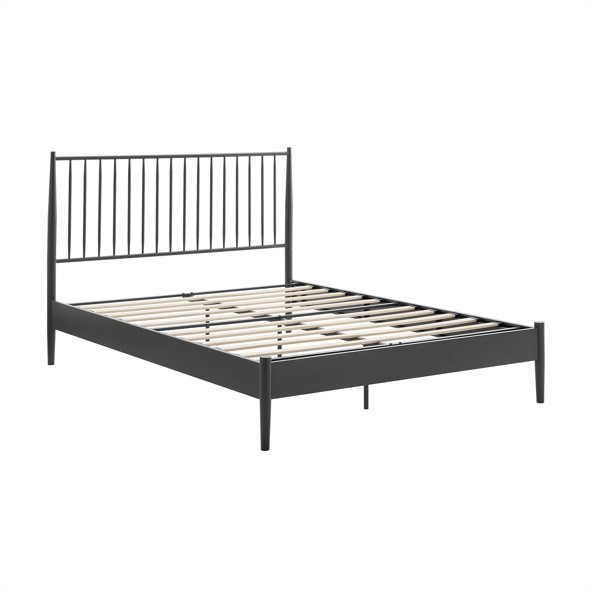 Alt View 1. Modway - Freja Fabric Queen Platform Bed - Gray.
