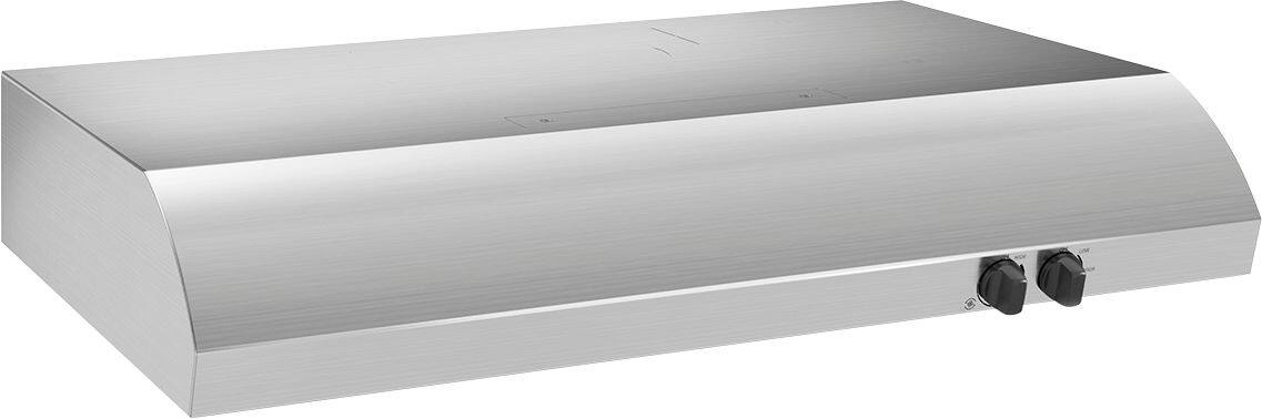Angle. Whirlpool - 30" Convertible Range Hood - Stainless steel.