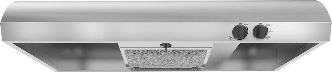 Alt View 11. Whirlpool - 30" Convertible Range Hood - Stainless steel.