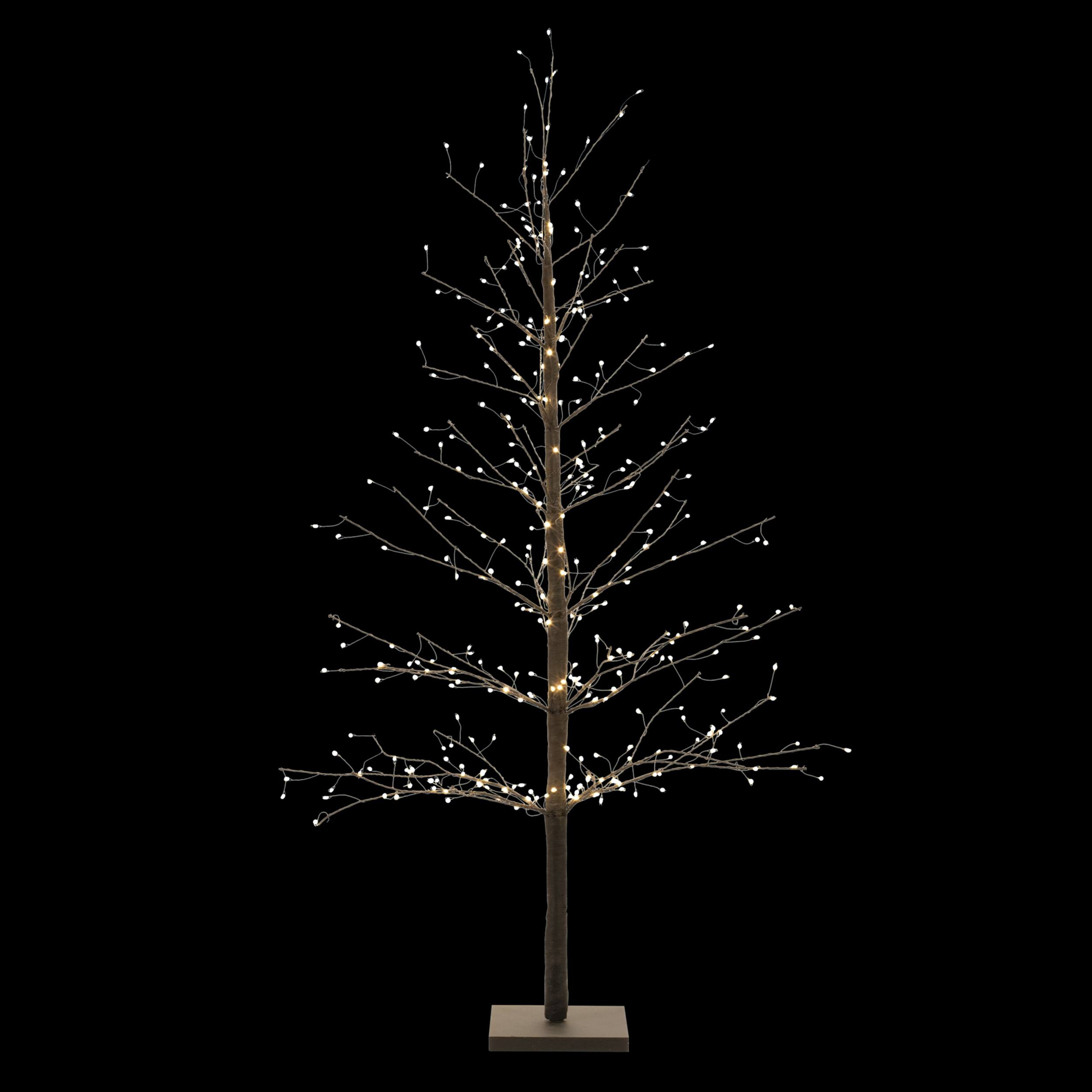 Angle. BreeBe - Black LED Twig Tree 48"H - Black.
