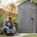Alt View 7. Keter - Keter Darwin 4 Foot x 6 Foot Outdoor Garden Tool Storage Shed w/Window, Graphite - Gray.