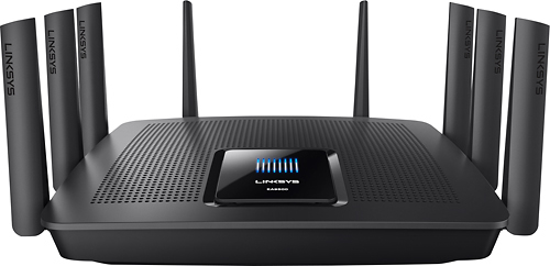 Linksys - AC5400 Tri-Band WiFi 5 Router - Black