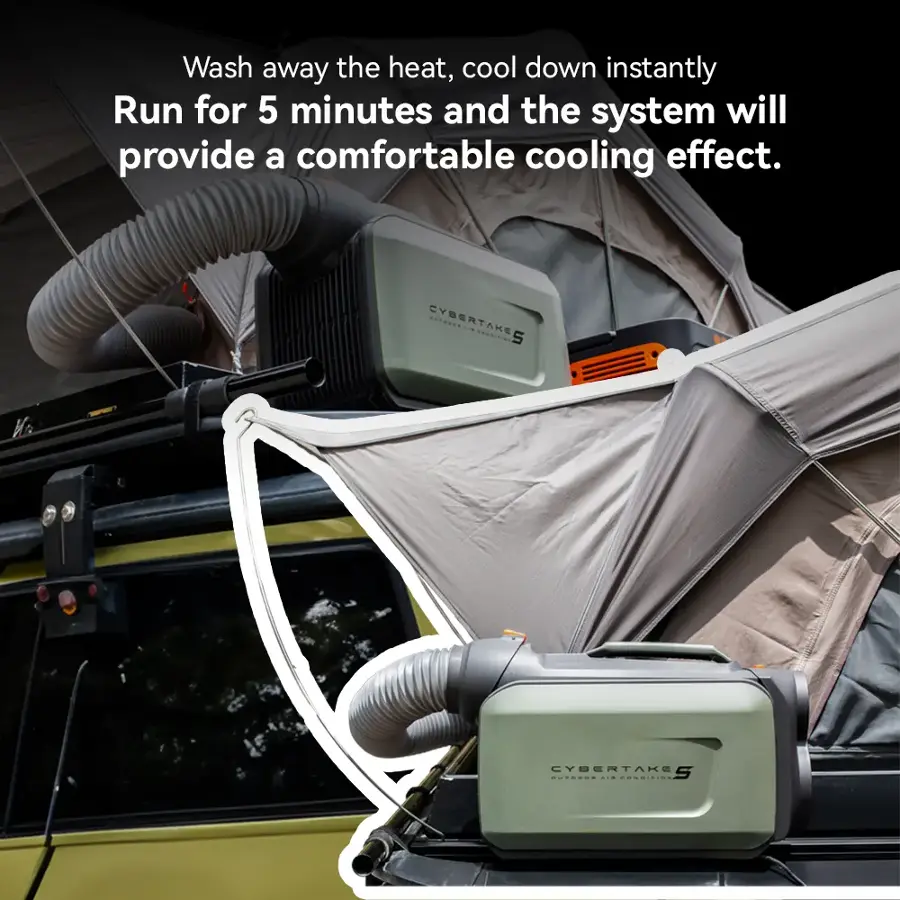 Wash away the heat, cool down instantly. Run for 5 minutes and the system will provide a comfortable cooling effect. CyberTek S.