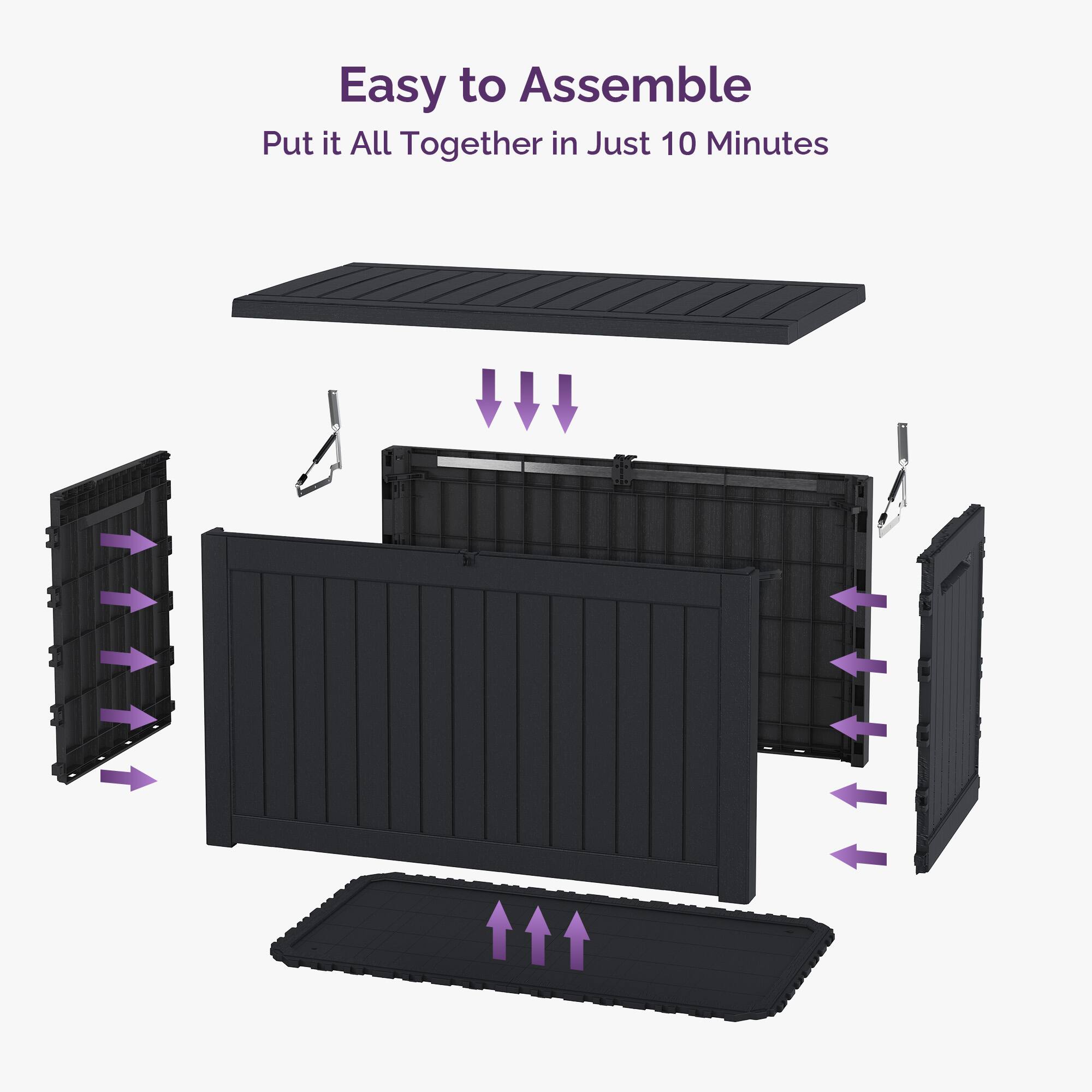 Easy to Assemble  
Put it All Together in Just 10 Minutes