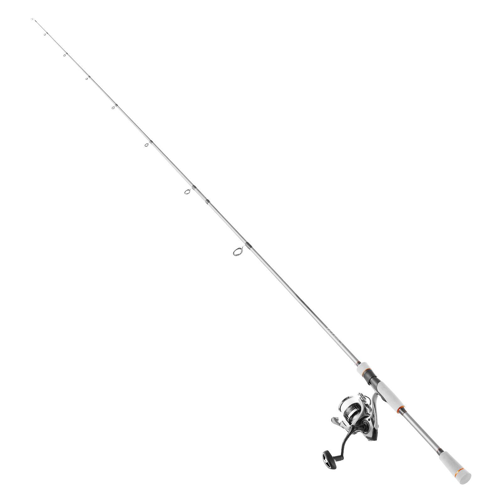 Alt View 5. VEVOR - Rod and Fishing Reel Combo, IM7 Carbon Fiber Spinning Rod and Reel Combo, Bass Fishing Pole with 7 ft Two-Piece Rods - Gunpowder Gray.