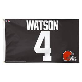 WinCraft - Deshaun Watson Cleveland Browns 3' x 5' Deluxe Single-Sided Player Flag - Multicolor