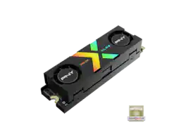 PNY - CS3150 XLR8 Gaming RGB 1TB PCIe Gen5 NVMe SSD with RGB Fan - Up to 11500 MB/s Read