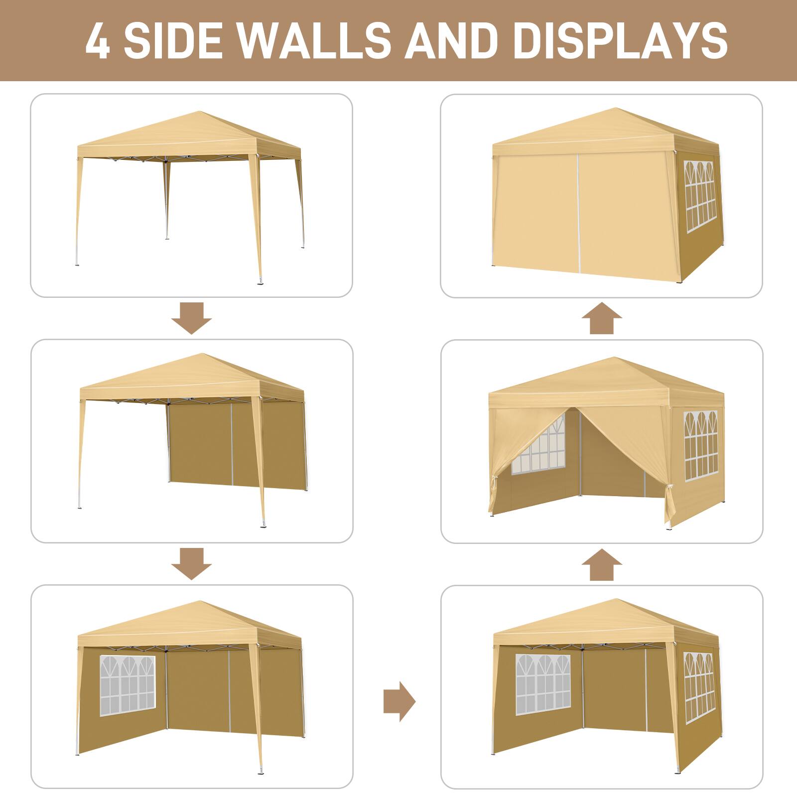 4 SIDE WALLS AND DISPLAYS