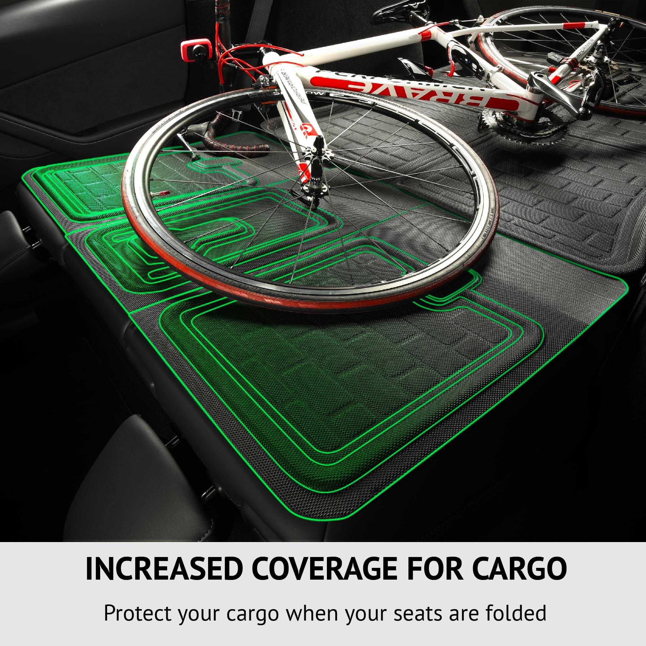 INCREASED COVERAGE FOR CARGO

Protect your cargo when your seats are folded