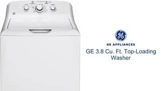 Features: GE 3.8 Cu. Ft. Top-Loading Washer