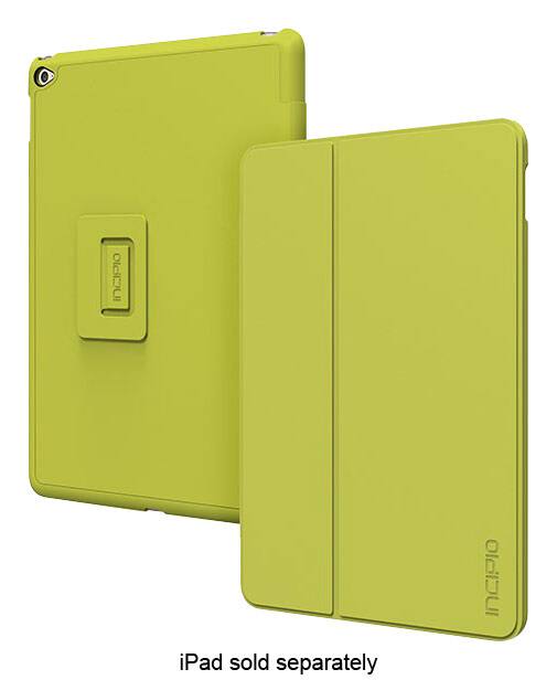 Front. Incipio - Delta Folio Case for Apple® iPad® Air 2 - Lime.