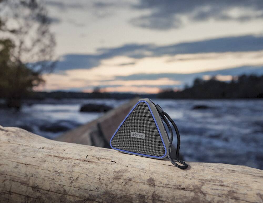 Alt View 13. iHome - iBT37 Portable Wireless and Bluetooth Speaker - Black/gray.