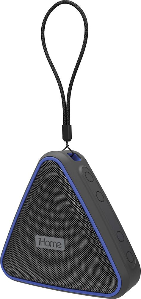 Left. iHome - iBT37 Portable Wireless and Bluetooth Speaker - Black/gray.