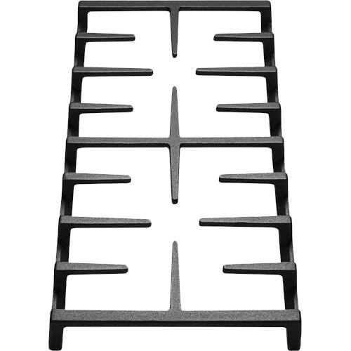 Front. GE - Center grate - Black.