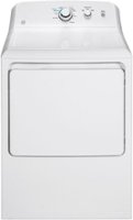 GE - 7.2 Cu. Ft. Electric Dryer - White - Front_Zoom