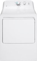 GE - 7.2 Cu. Ft. Gas Dryer - White - Front_Zoom
