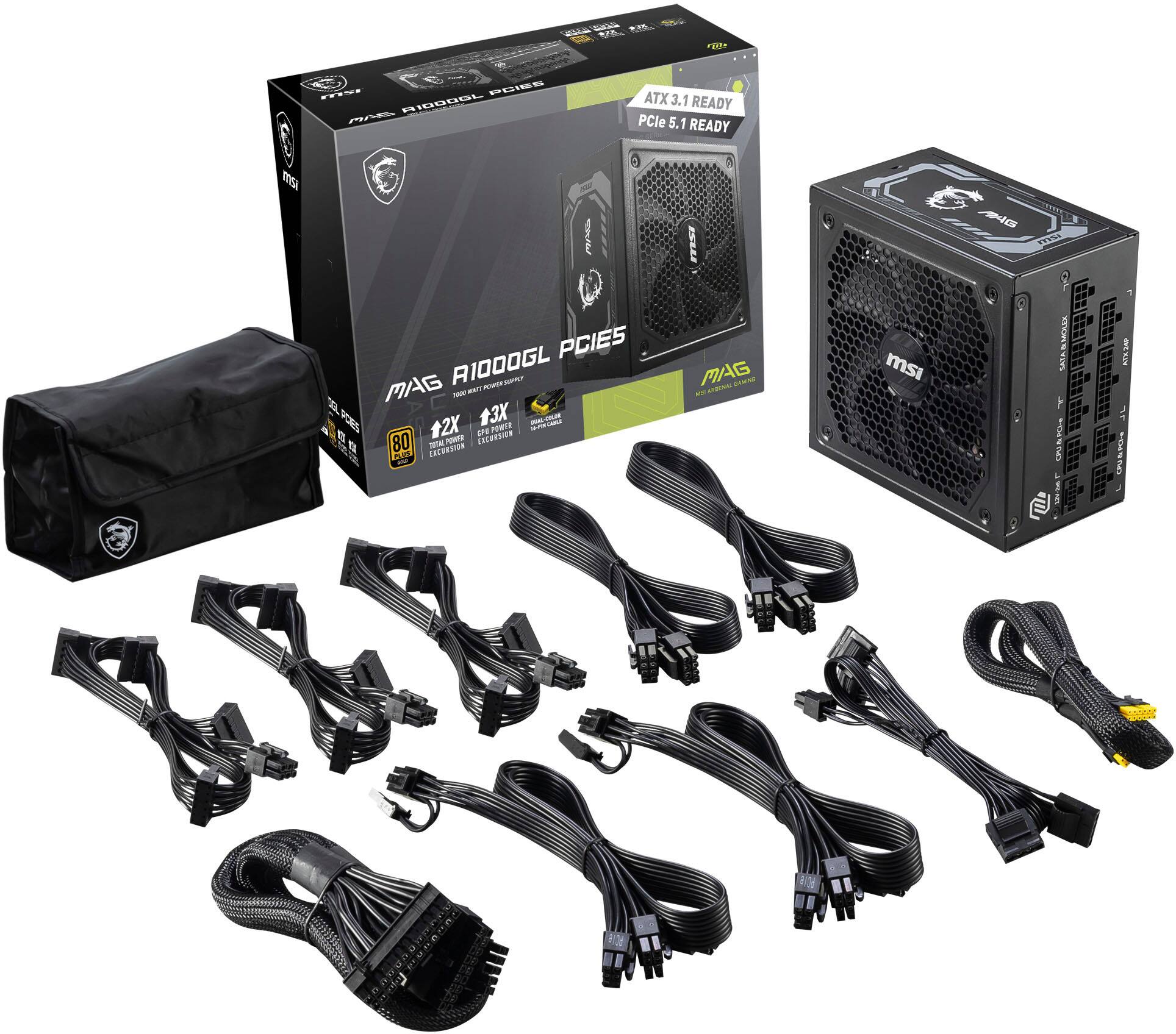 The image shows a box of computer components, including a CPU cooler and a power supply. The box is placed next to a computer tower, and there are several cables and accessories surrounding the box. The components are designed for a gaming PC, and the box contains a CPU cooler, power supply, and other accessories to enhance the gaming experience.