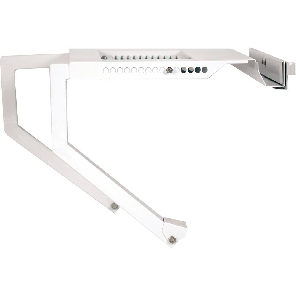 Left. Top Shelf - Air Conditioning Bracket - Glossy white.