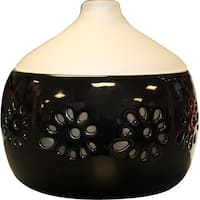 Nesco - Unique Design Essential Oil Diffuser - Black Glaze - Angle_Zoom
