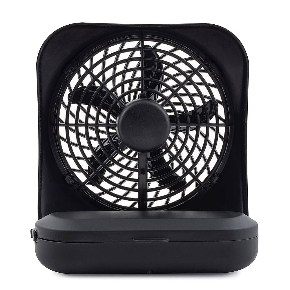 Alt View 11. O2 Cool - 5" Personal Fan - Black.