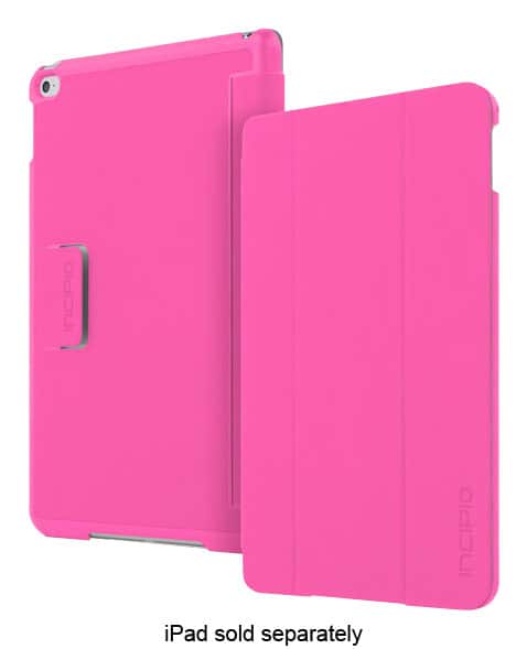 Front. Incipio - Tuxen Folio Case for Apple® iPad® Air 2 - Pink.