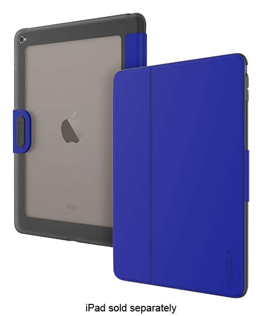 Front. Incipio - Clarion Folio Case for Apple® iPad® Air 2 - Cobalt.