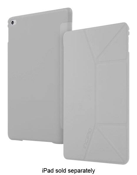 Front. Incipio - LGND Folio Case for Apple® iPad® Air 2 - Gray.
