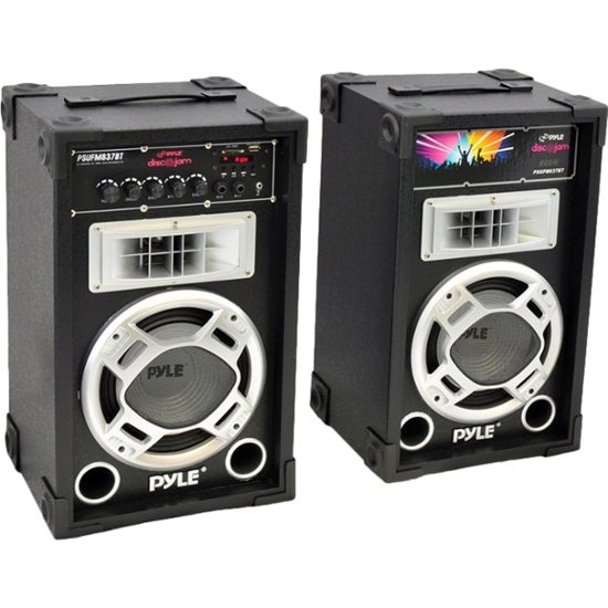 PYLE PylePro Dual 800  Watt  Disco Jam Powered Two Way PA 