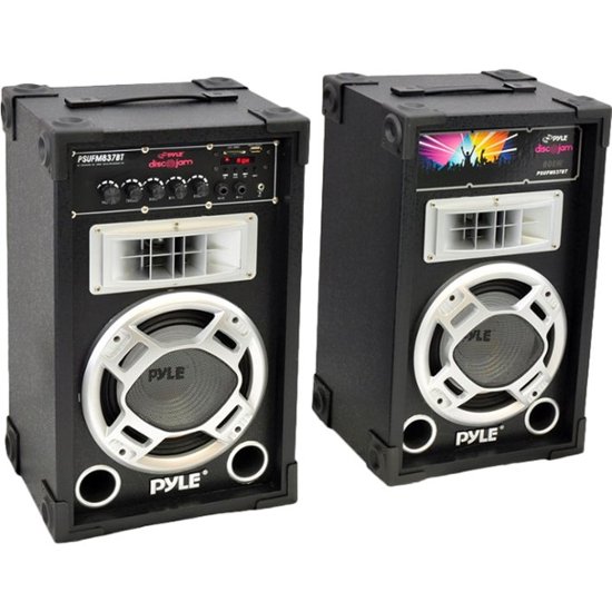 PYLE PylePro Dual 800 Watt Disco Jam Powered TwoWay PA Bluetooth