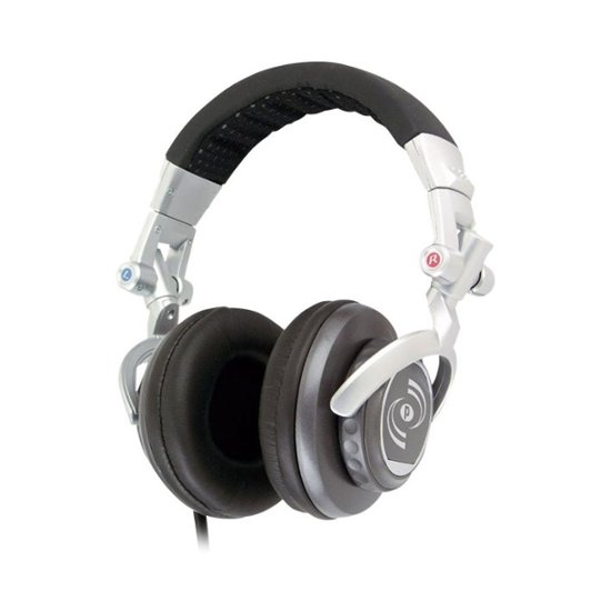 PYLE – PylePro PHPDJ1 Wired Over-the-Ear Studio Headphones – Silver