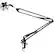 Front. PylePro - Suspension Boom Scissor Microphone Stand with Pro Shock Mount Holder.