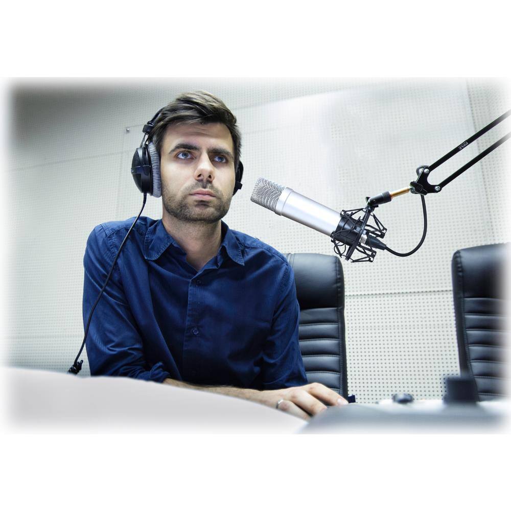 Alt View 15. PylePro - Suspension Boom Scissor Microphone Stand with Pro Shock Mount Holder.