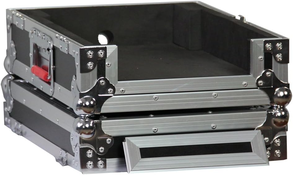 Back. Gator - Tour Case for 12-Inch DJ Mixers with Plywood Construction and Rear Cable Access Ports.