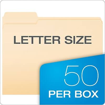 LETTER SIZE  
50 PER BOX