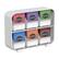 Angle. Mind Reader - Clutch 6-Drawer Tea Bag Holder - White.