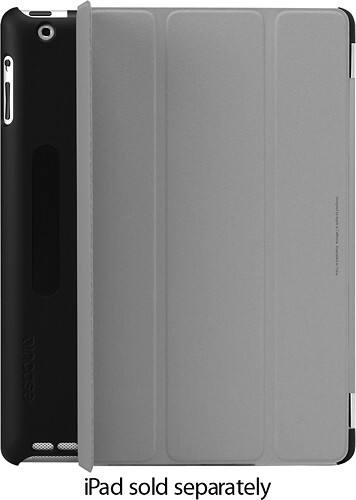 Front Standard. Incase - Magnetic Snap Case for Apple® iPad® (3rd Generation) - Black.