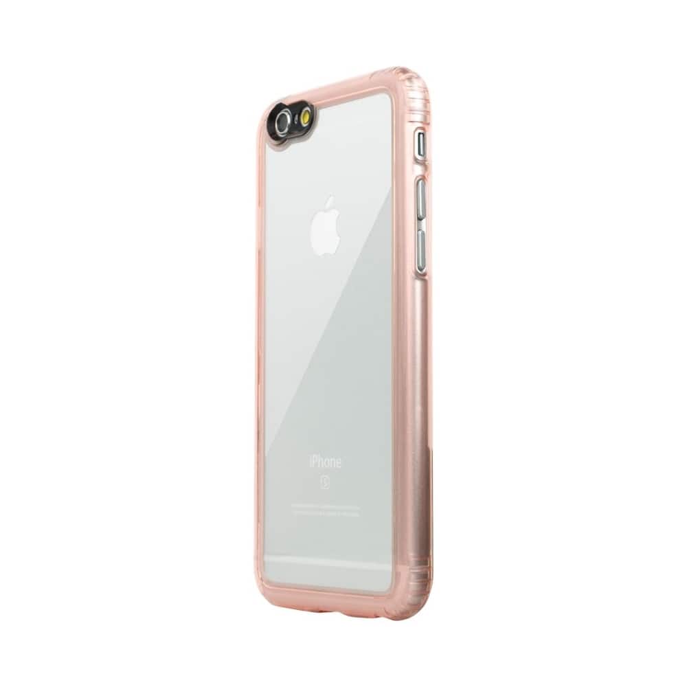 case with glass screen protector for apple iphone 6 plus and 6s plus - clear/rose gold case with glass screen protector for apple iphone 6 plus and 6s plus - clear/rose gold