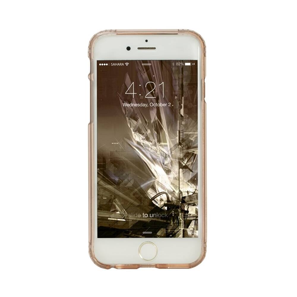 Alt View 14. SaharaCase - Case with Glass Screen Protector for Apple® iPhone® 6 Plus and 6s Plus - Clear/Rose Gold.