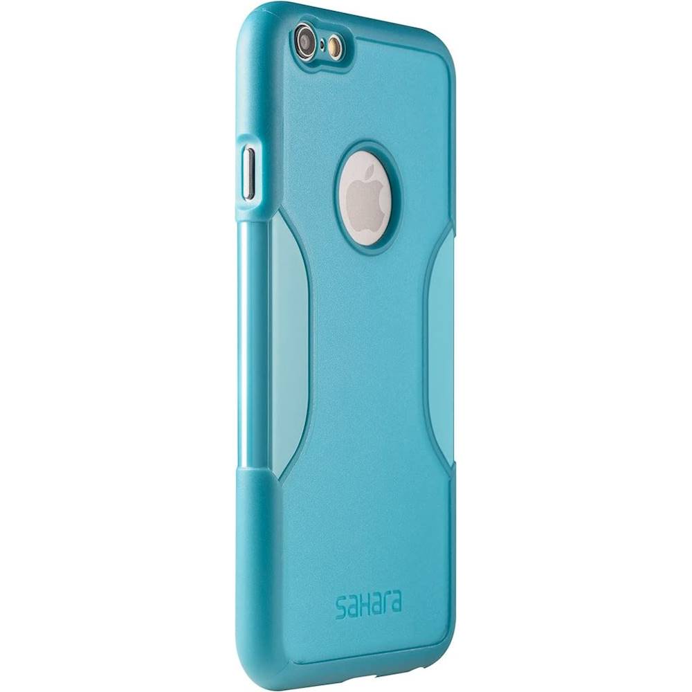 Angle View: SaharaCase - Case with Glass Screen Protector for Apple® iPhone® 6 and 6s - Teal