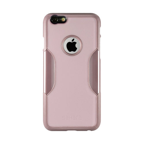 SaharaCase - Case with Glass Screen Protector for Apple® iPhone® 6 Plus and 6s Plus - Rose gold