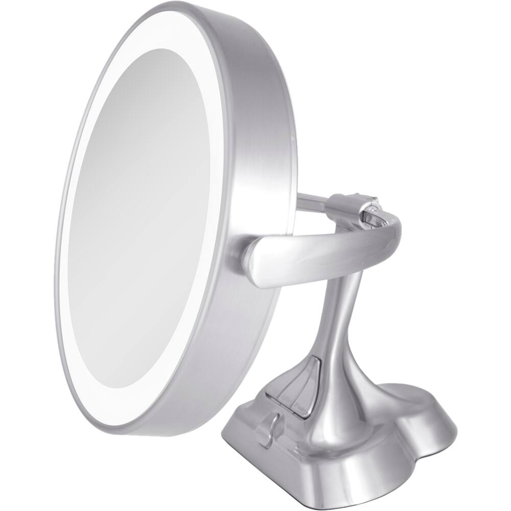 Alt View 12. Zadro - LED Variable Lighted Vanity Mirror - Satin Nickel.