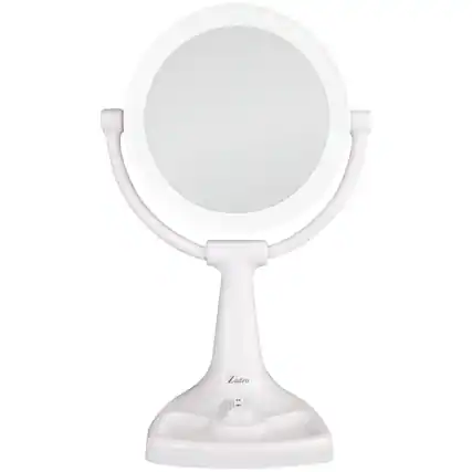 Alt View 11. Zadro - Max Bright Sunlight Vanity Mirror - White.