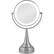 Alt View 11. Zadro - Cordless Dual-Sided LED Lighted Round Vanity Mirror - Satin Nickel.